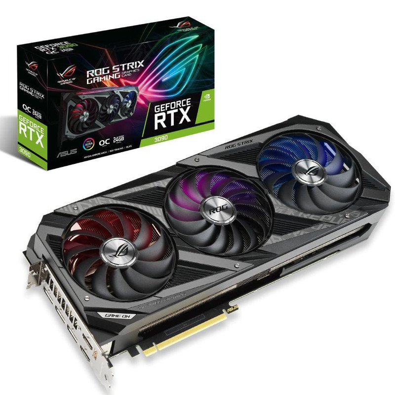 ASUS GeForce RTX 3090 ROG Strix 24GB OC Graphics Card - كرت الشاشة